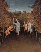 fotbollsspelarna Henri Rousseau